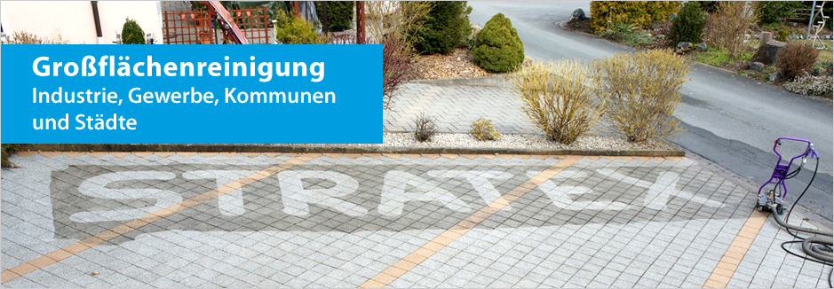 Reinigung großer Flächen